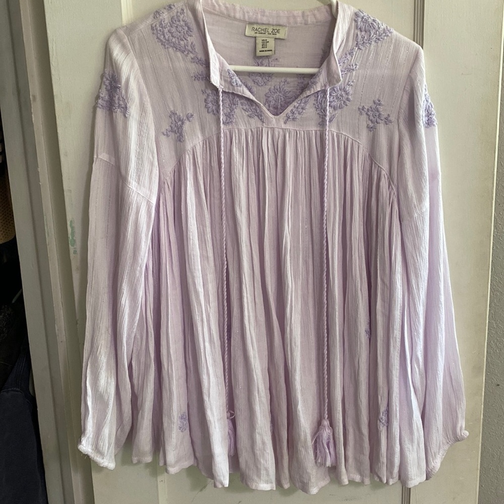 Elegant Lavender Blouse